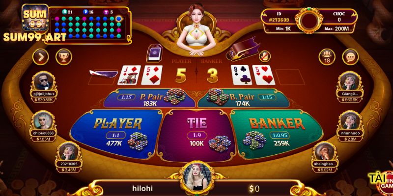Baccarat SUM99 Chinh Phục Đỉnh Cao Game Bài Từ Chuyên Gia 2 Luật rút bài Baccarat SUM9